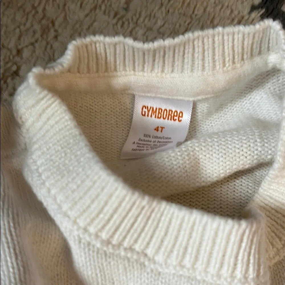 Cream Sweater with Rabbit Design - Picture 2 of 2